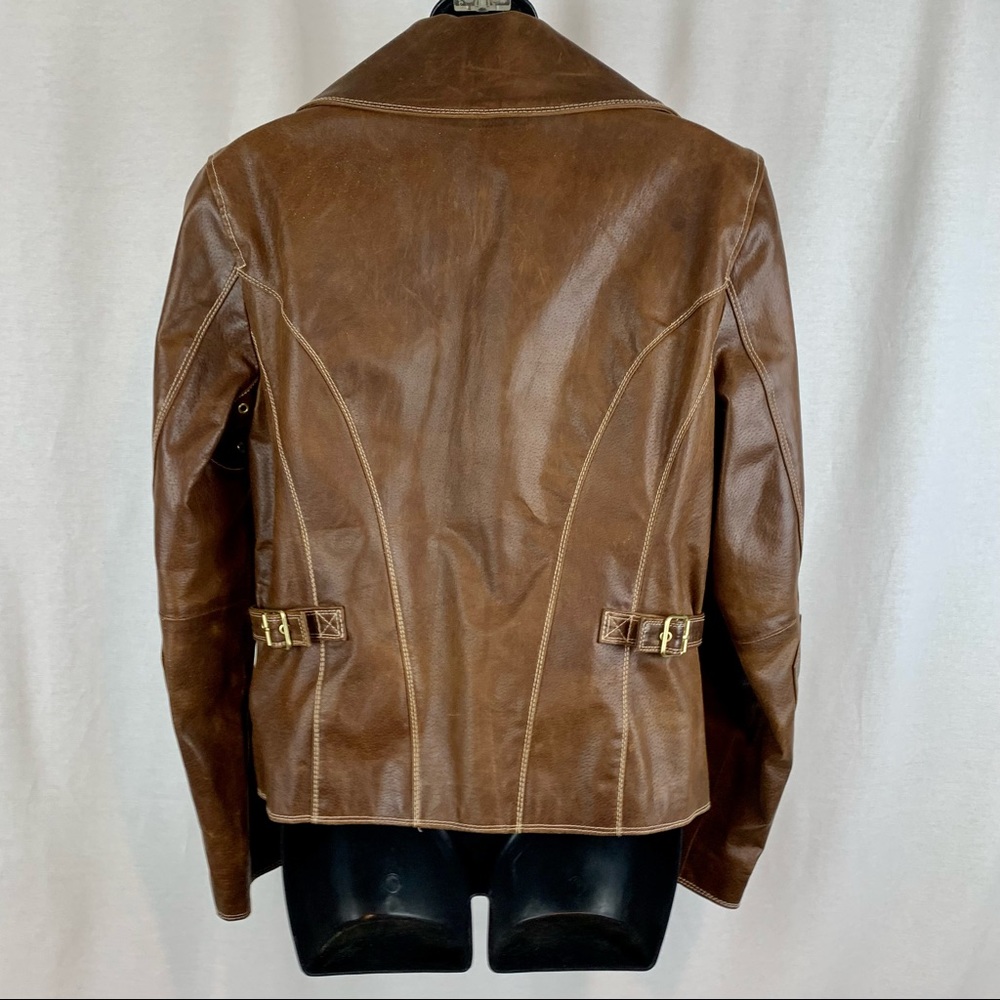 Ana Leather Size S Motorcycle Jacket , size small - Picture 2 of 8